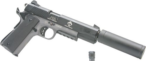 GERMAN SPORT 1911 AD-OPS 22LR - 5" BLACK/GREY 10RD W/RAIL by German Sport Guns / GSG