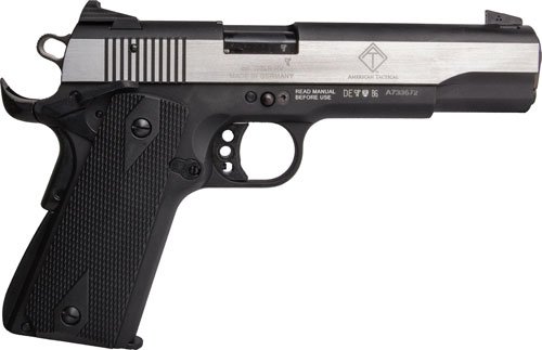 GERMAN SPORT 1911 22LR 5" - POLISHED SLIDE/BLK GRIP 10RD by German Sport Guns / GSG