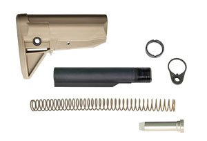 BCM STOCK KIT MOD 0 FDE - FITS AR-15 COMPLETE KIT by Bravo Company Mfg / BCM