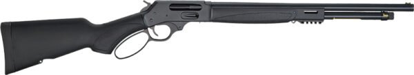 HENRY H18 X MODEL LEVER 410 - 19.8" TB BLUED BLACK SYNTHETIC by Henry Repeating Arms