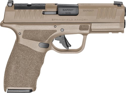 SPRINGFIELD HELLCAT PRO 9MM - 3.7" OPTICS READY 15RD FDE by Springfield Armory