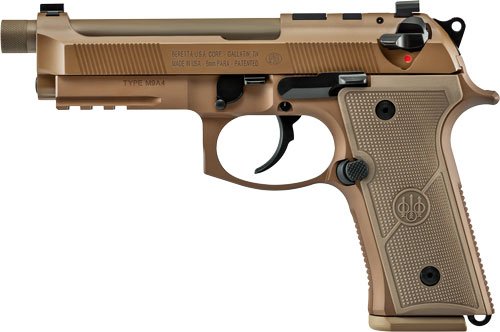 BERETTA M9A4 G CENTURION 9MM - 4.8" 10RD TAN OR THREADED USA