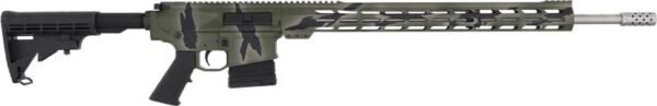 GLFA AR10 RIFLE 243 WIN - 24" S/S BBL 5-RD PURSUIT GRN by Great Lakes