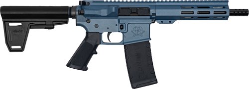GLFA AR15 PISTOL W/BRACE 223 - WYLDE 7.5" NITRIDE TITANIUM by Great Lakes