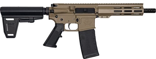 GLFA AR15 PISTOL W/BRACE 223 - WYLDE 7.5" NIT FLAT DARK EARTH by Great Lakes