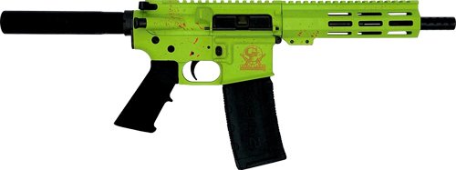GLFA AR15 PISTOL 223 WYLDE - 7.5" NITRIDE ZOMBIE SPLATTER by Great Lakes