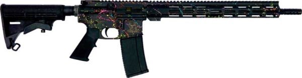GLFA AR15 SPLATTER 223 WYLDE - 16" 1:8 NIT BBL BLACK by Great Lakes