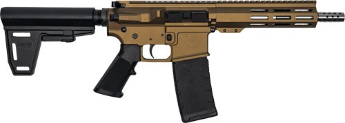 GLFA AR15 PISTOL W/BRACE 223 - WYLDE 7.5" SS BARREL BRONZE by Great Lakes