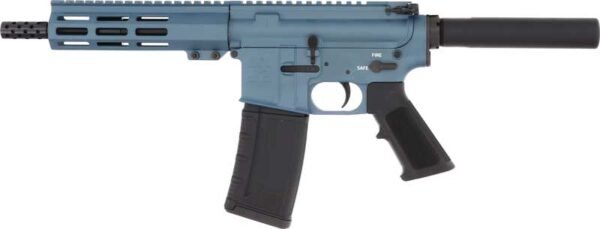 GLFA AR15 PISTOL 223 WYLDE - 7.5" STAINLESS BBL BLUE by Great Lakes