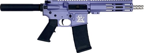 GLFA AR15 PISTOL 223 WYLDE - 7.5" STAINLESS BBL WILD ORCHID by Great Lakes