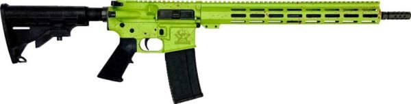 GLFA AR15 SPLATTER 223 WYLDE - 16" NIT BBL ZOMBIE GREEN by Great Lakes