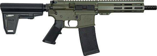 GLFA AR15 PISTOL 300 AAC 7.5" - W/ BRACE NITRIDE BBL OD GREEN by Great Lakes
