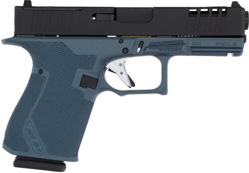 GLFA 19 STRIKER 9MM 4" 15 SHOT - BLACK SLIDE TITANIUM FRAME by Great Lakes