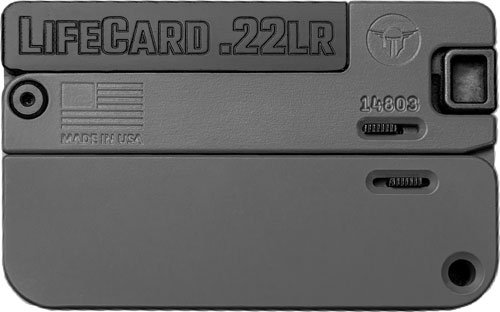 TRAILBLAZER LIFECARD 22WMR - SINGLE SHOT W/22LR BBL BLK by Trailblazer Firearms