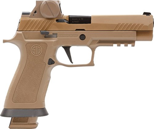 SIG M17 X SERIES RX 9MM 4.7" - (3)21RD ROMEOM17 COYOTE X-GRIP by Sig Sauer
