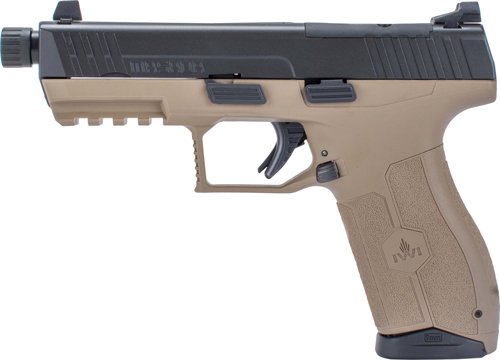 IWI MASADA 9MM 4.6" THREADED - BBL 3-DOT ORP 2-10RD MAG FDE by IWI - Israel Weapon Industries