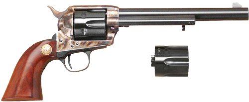 CIMARRON P-MODEL DUAL CYLINDER - 45LC/45ACP FS 7.5" CC/BL WAL by Cimarron Firearms