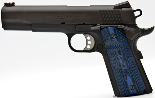 COLT COMPETITION 45ACP 5" 8RD - BLUED BLUE G10 GRIPS
