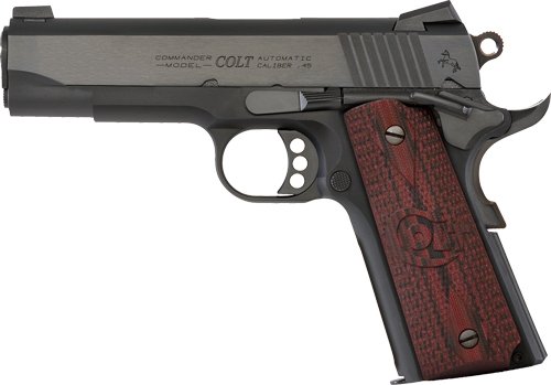 COLT LIGHTWEIGHT COMMANDER - 45ACP 4.25" 8RD ANODIZE BLUED