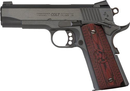 COLT COMBAT COMMANDER 45ACP - 4.25" 8RD BLUED G10 GRIPS