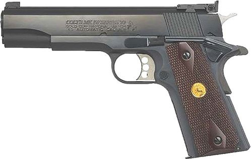 COLT GOLD CUP NATIONAL MATCH - 38 SUPER 5" 8RD BLUED WALNUT