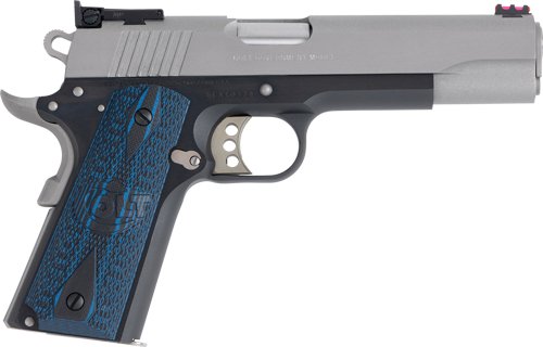 COLT GOLD CUP LITE 45ACP 5" - 8RD TWO TONE BLUE G10 GRIPS