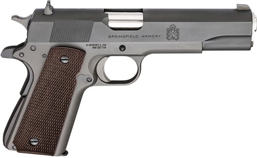 SPRINGFIELD 1911 DEFENDER MIL - SPEC 45ACP 5" 7RD PARKERIZED by Springfield Armory