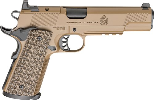 SPRINGFIELD 1911 TRP 9MM AOS - 5" 9RD COYOTE BROWN by Springfield Armory