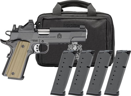 SPRINGFIELD 1911 OPERATOR AOS - 9MM 5" 9RD 4 MAGS GEAR PAC by Springfield Armory