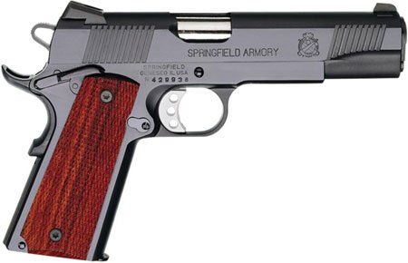 SPRINGFIELD 1911 LOADED 45ACP - 5" 7RD PARKERIZED/COCO CA COMP by Springfield Armory