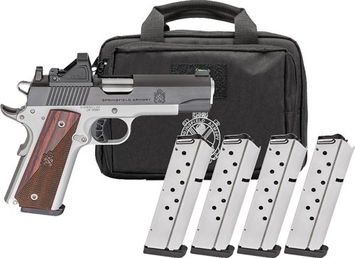 SPRINGFIELD 1911 RONIN 45 ACP - 4.25" 8RD 4 MAGS GEAR PAC by Springfield Armory