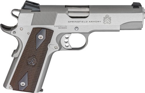 SPRINGFIELD 1911 GARRISON 4.25 - 45ACP 7RD SS/LAMINATE GRIPS by Springfield Armory