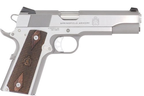 SPRINGFIELD 1911 GARRISON 5" - 45ACP 7RD SS/LAMINATE GRIPS by Springfield Armory