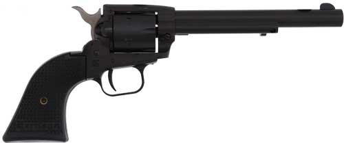 HERITAGE 22LR/22WMR BLACK - 6.5" STEEL FRAME POLYMER GRIP by Heritage Arms
