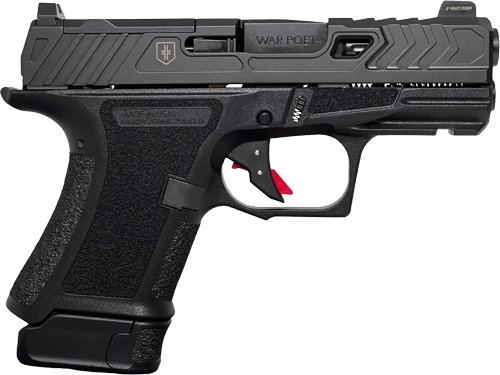 SHADOW SYSTEMS WAR POET CR920 - 9MM OPTIC CUT FLUTED BLACK BBL