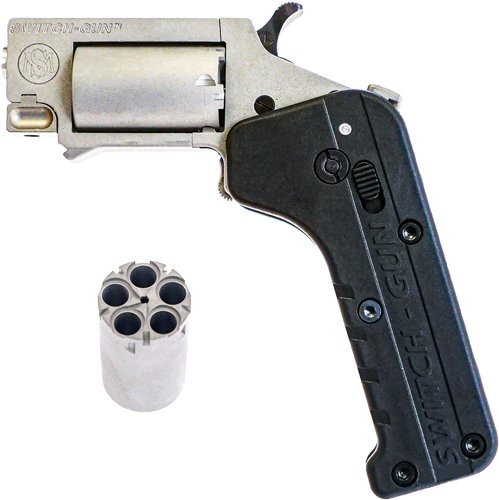 STAND MFG SWITCH GUN 22 MAG/LR - 5 SHOT STAINLESS CAN BE FOLDED by Standard Manufacturing