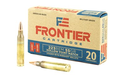 FRONTIER 223REM 55GR HP MATCH 20/500 by Hornady