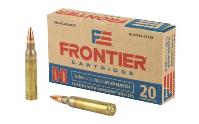 FRONTIER 556NATO 75GR BTHP MTCH 20/5 by Hornady