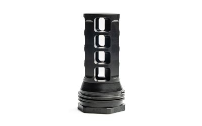 HUX MUZZLE BRAKE QD 338 3/4X24 BLK by HUXWRX Safety Company
