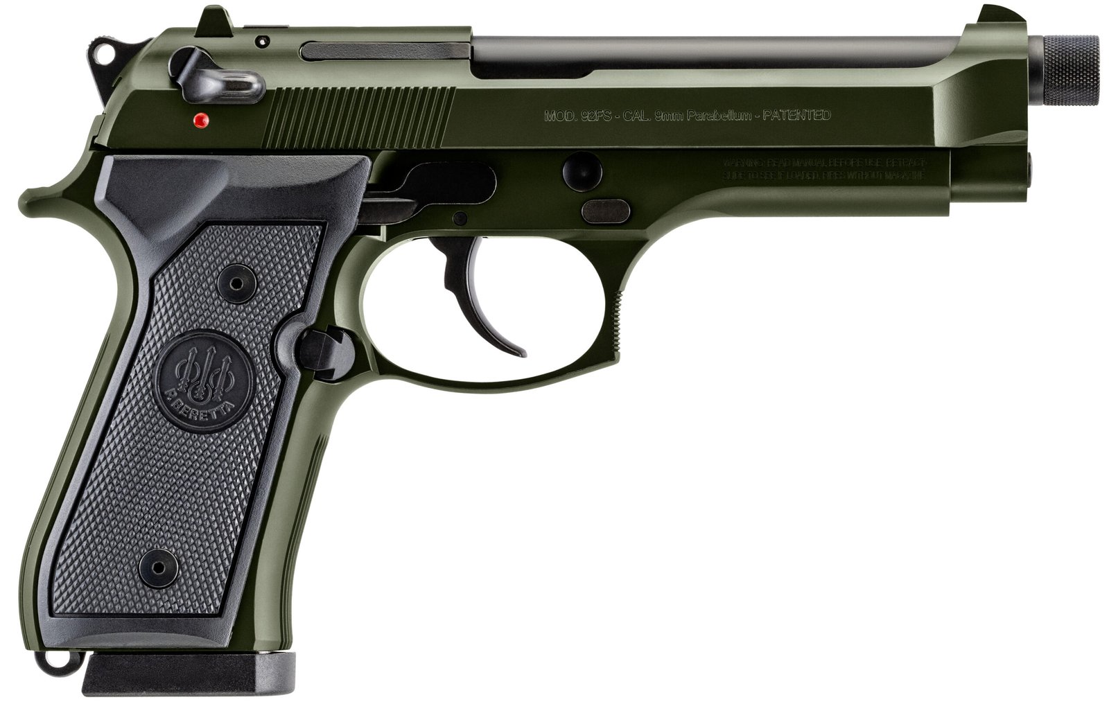 BTA 92FS 9MM DA TB ODG 18RD by Beretta
