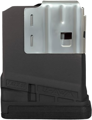 LANCER MAGAZINE L7AWM SR-25 - 7.62X51 10RD OPAQUE BLACK by Lancer Systems