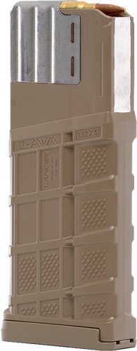 LANCER MAGAZINE L7AWM SR-25 - 7.62X51 25RD OPAQUE FDE GEN 2 by Lancer Systems