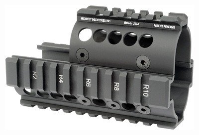 MI AK HANDGUARD W/RAILS - FITS MINI DRACO AK PISTOLS by Midwest Industries