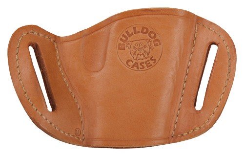 BULLDOG BELT SLIDE HOLSTER TAN - RH MED AUTOS 1911 BROWNING HP by Bulldog Cases