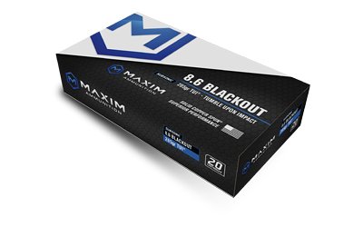 MAXIM 8.6 BLK 235GR TUI SBA 20/200 by Maxim Defense Industries