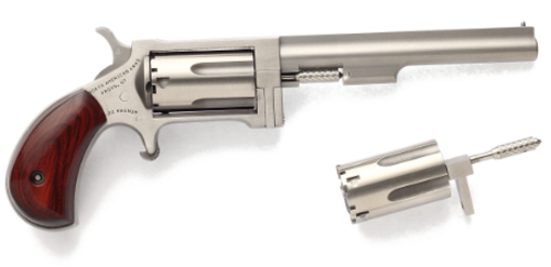 NORTH AMERICAN ARMS SIDEWINDER 22M/22LR 4" SS