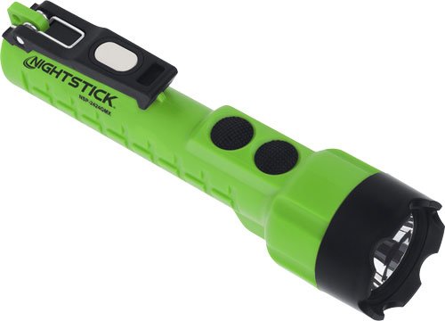 NIGHTSTICK DUAL LIGHT WITH - DUAL MAGNETS 3AA GREEN BODY by Night Stick