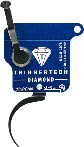 TRIGGERTECH REM 700 SINGLE - STAGE ROUGH DIAMOND CURVED by Trigger Tech