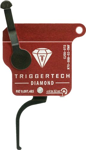 TRIGGERTECH REM 700 SNGLE STG - BLACK DIAMOND FLAT CLEAN by Trigger Tech