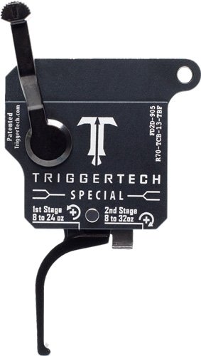TRIGGERTECH REM 700 TWO STAGE - SPECIAL STRAIGHT FLAT BLACK by Trigger Tech